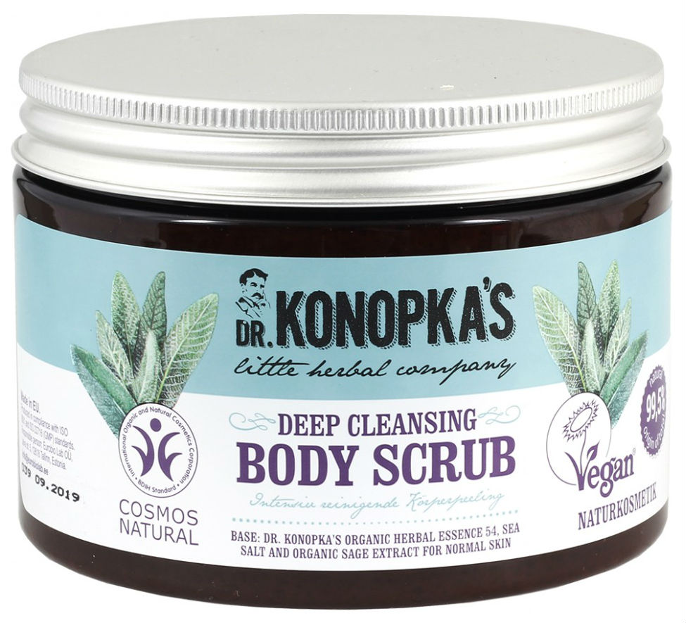 фото Скраб для тела глубоко очищающий dr. konopkas body scrub deep cleansing 500 мл dr.konopka's