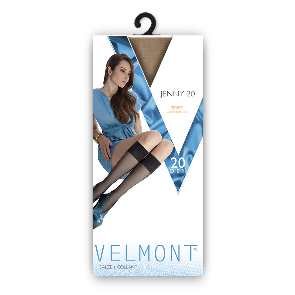 

Гольфы женские VELMONT JENNY 20 бежевые 3, JENNY 20