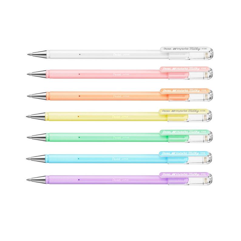 

Ручка гелевая Pentel Hybrid Milky PK108-PK, зеленая, 0,8 мм, 1 шт.