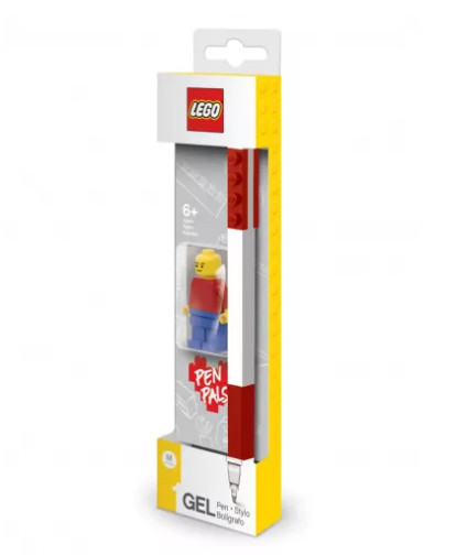 Ручка гелевая LEGO Classic 52602, красная, 0,6 мм, 1 шт.