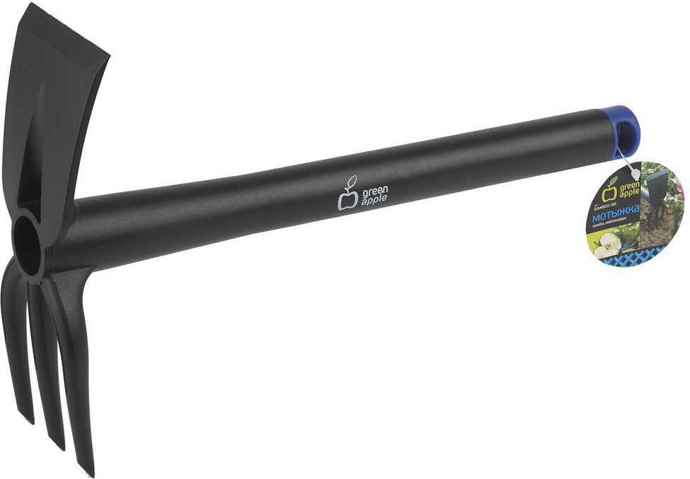 

Мотыжка комби, нейлоновая Green apple GAMK01-86 (Б0017801), Черный