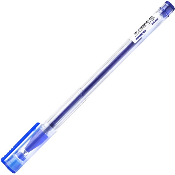 Ручка гелевая INDEX IGP600/BU, синяя, 0,8 мм, 1 шт.