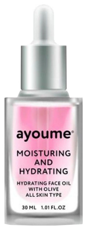 фото Масло для лица увлажняющее ayoume new moisturing-&-hydrating face oil with olive 30 мл