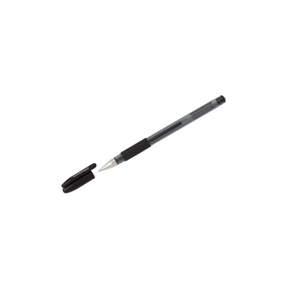 Ручка гелевая OfficeSpace TC-Grip 260061, черная, 0,5 мм, 1 шт.