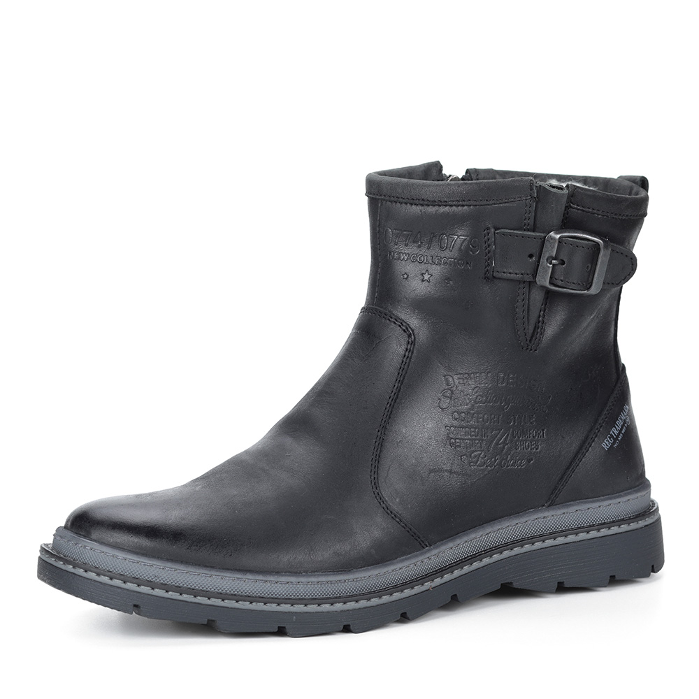 

Полусапоги мужские Respect 506-57-1 черные 42 RU, 506-57-1