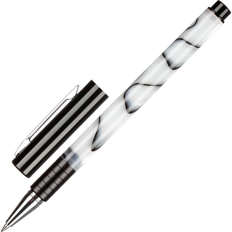 Ручка гелевая Attache Selection Marble 1081758, синяя, 0,7 мм, 1 шт.