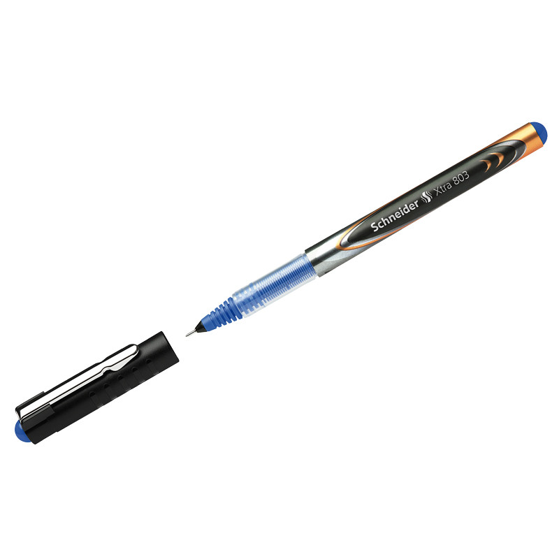 фото Ручка-роллер одноразовая "xtra 803", 0,5 мм, синяя schneider