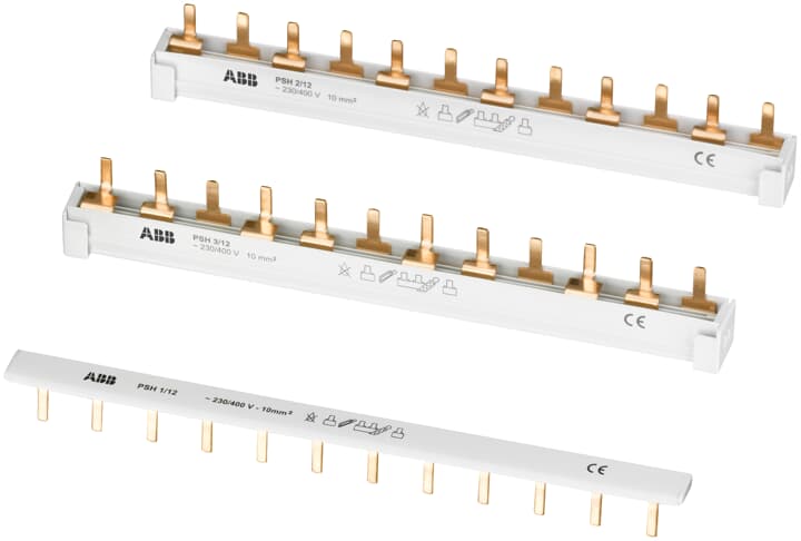 фото Клеммная шина abb psh2/12 шина 2ф. к.h 12мод.