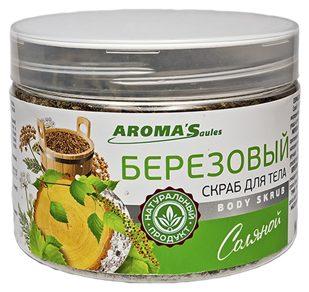 

Скраб для тела Saules Sapnis Березовый соляной 350 г
