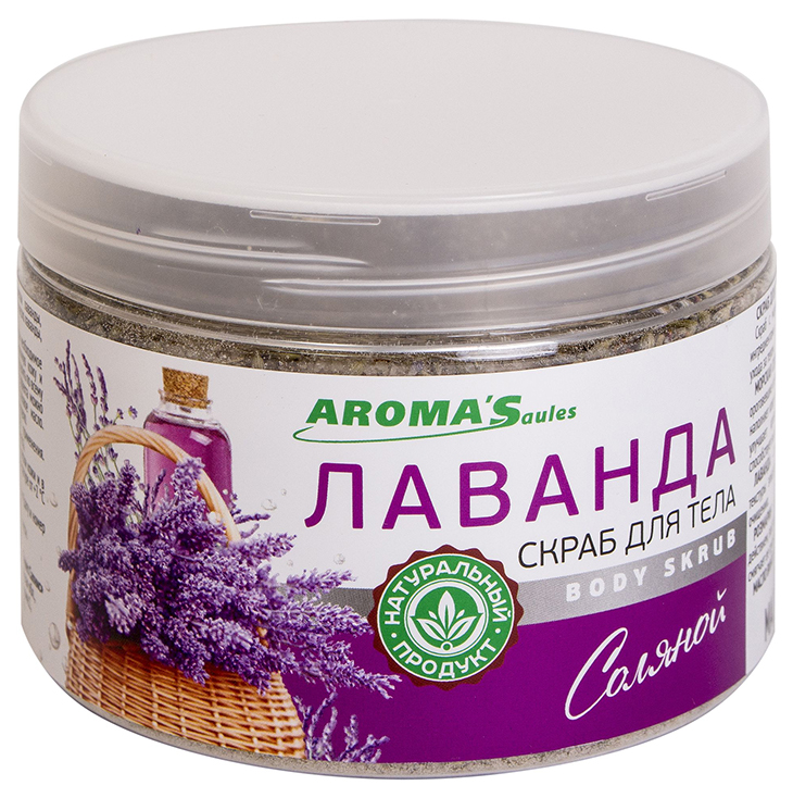 

Скраб для тела Saules Sapnis Лавандовый соляной (350 г)