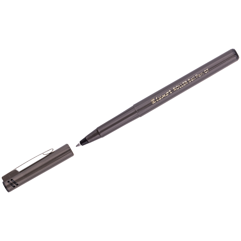 Ручка-роллер, черная, 0,5 мм, одноразовая