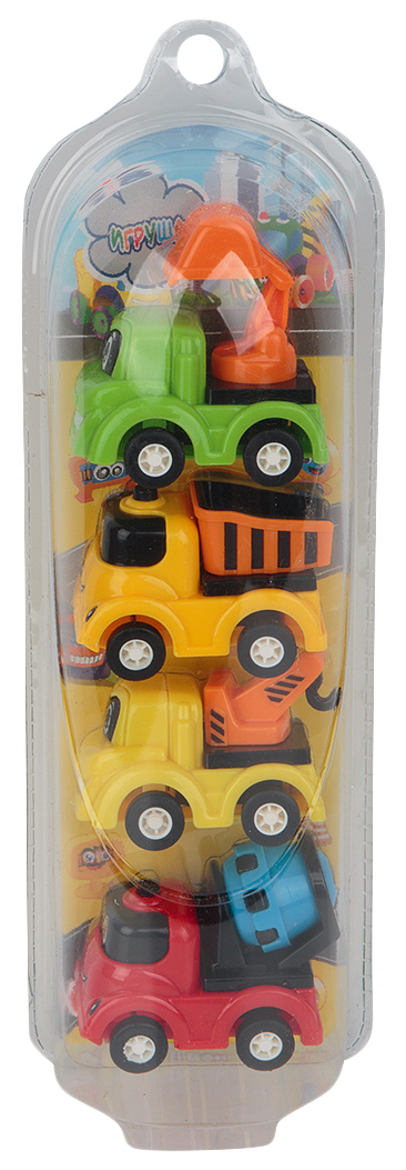 фото Bebelot набор инерционных игрушек "строительный транспорт" (5,5 см, 4 шт.) bebelot