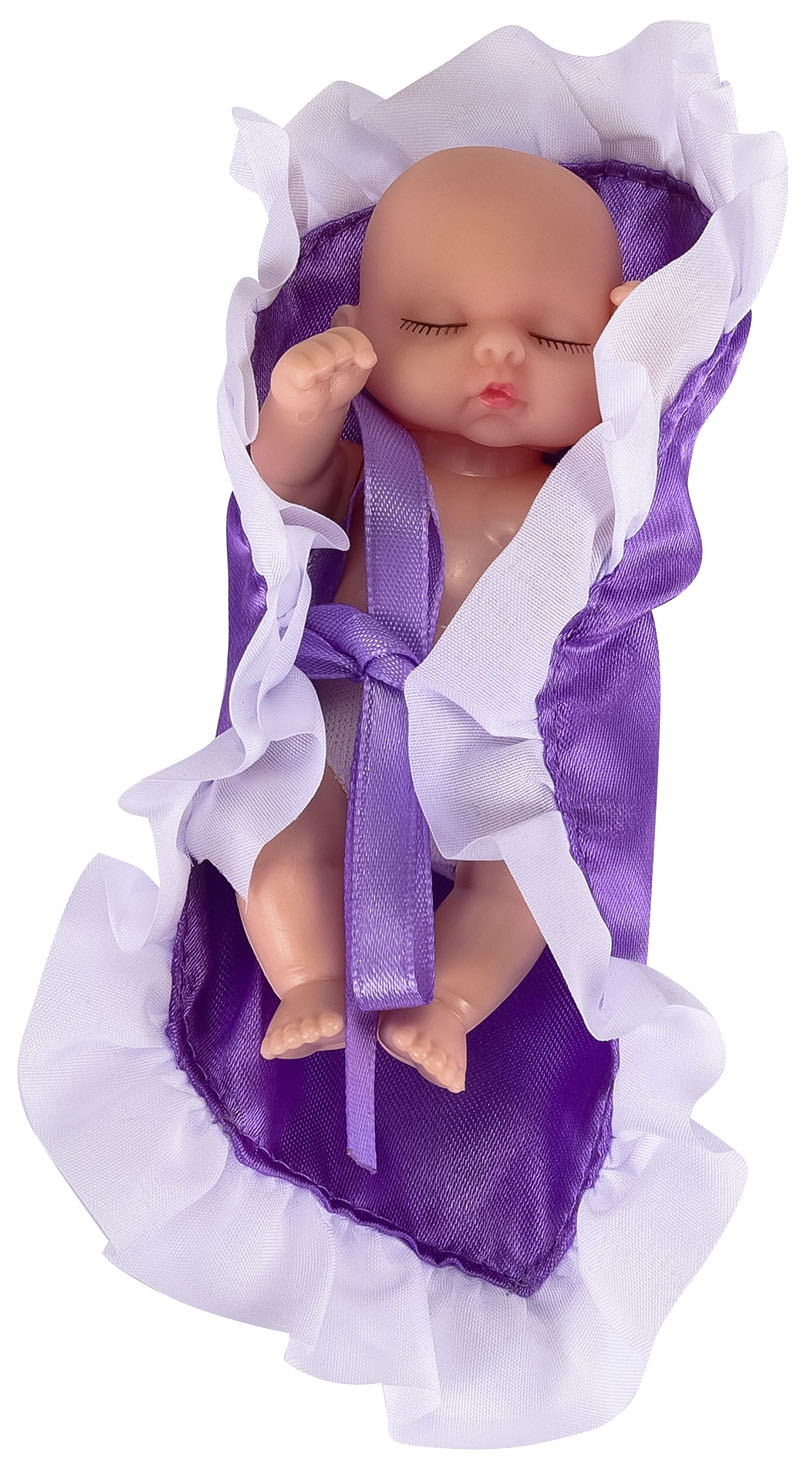 

DollyToy Кукла-младенец "Пупс в костюмчике" (11,5 см, в шаре, шоубокс, в ассорт.) DollyToy