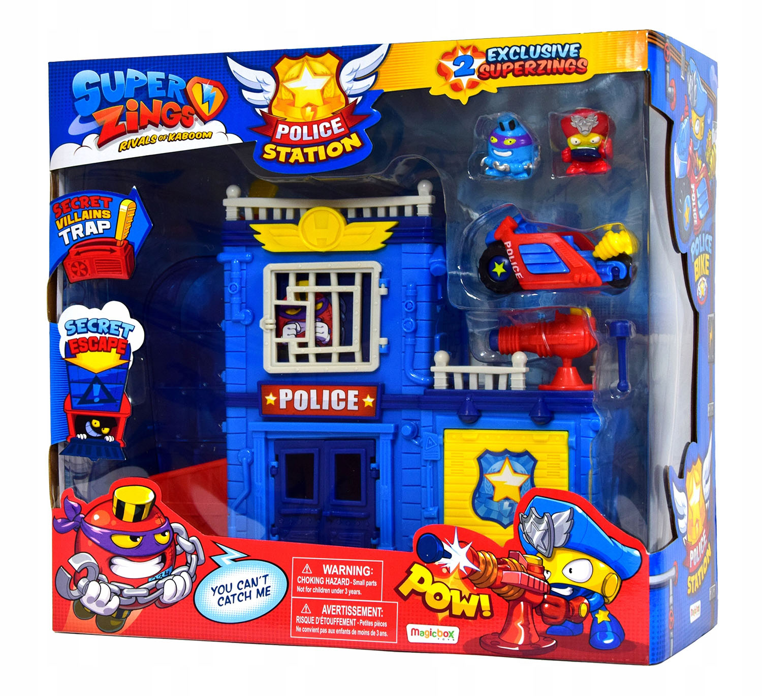 фото Игровой набор superzings полицейский участок magic box toys