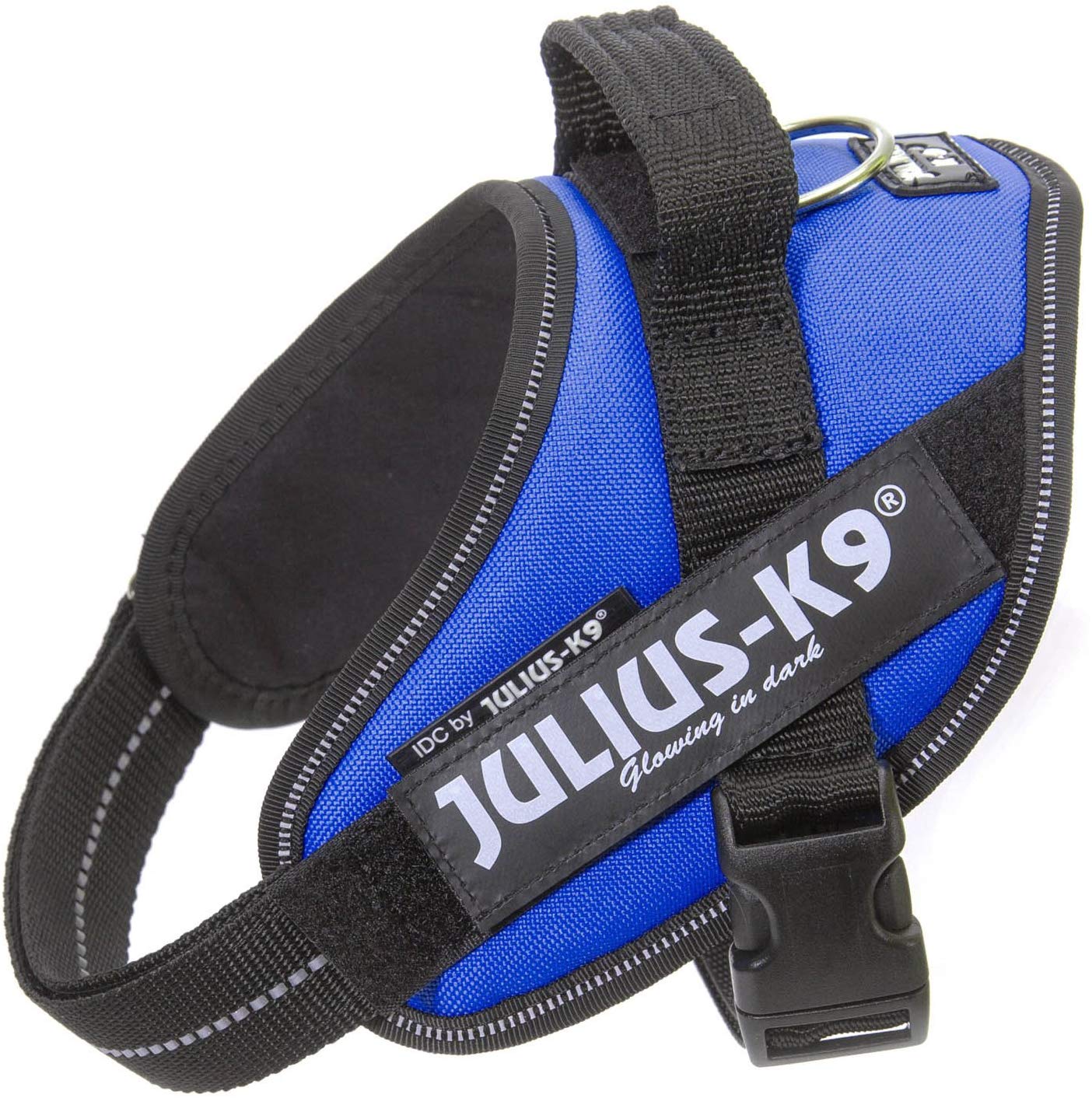 Шлейка для собак Julius-K9 IDC®-Powerharness Mini-Mini, полиэстер, синий, 40-53см/ 4-7кг