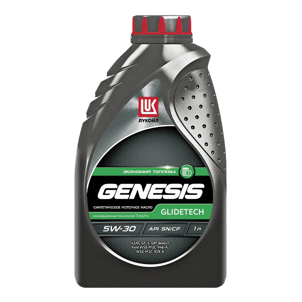 фото Моторное масло lukoil genesis glidetech 5w-30 1л