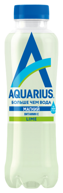 

Вода аквариус с магнием и лаймом п/б 0,4л