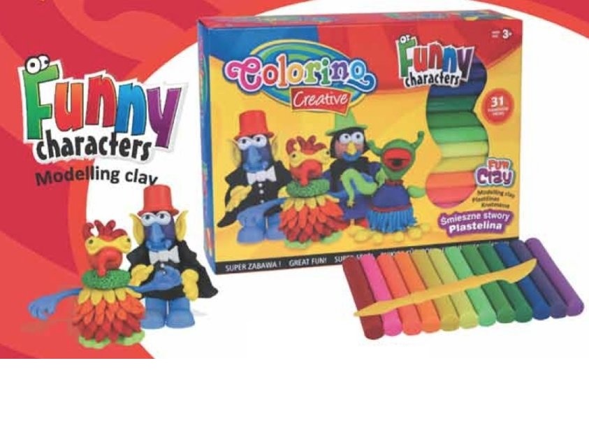 

Пластилин, 12 цветов 31 штука