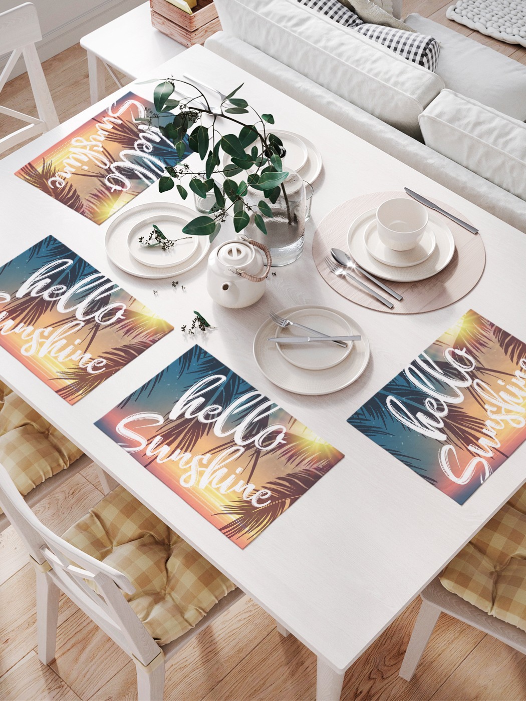

JoyArty Комплект салфеток для сервировки стола «Летнее время» (32х46 см, 4 шт.)