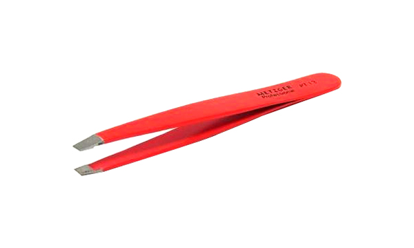 Пинцет Metzger PT-13, Красный банты на ручки ромашка красный 4 шт
