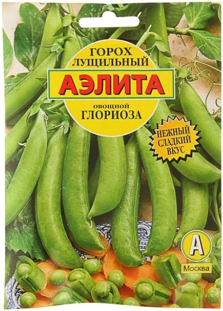 

Семена овощей горох Глориоза овощной Аэлита 103251 10 г