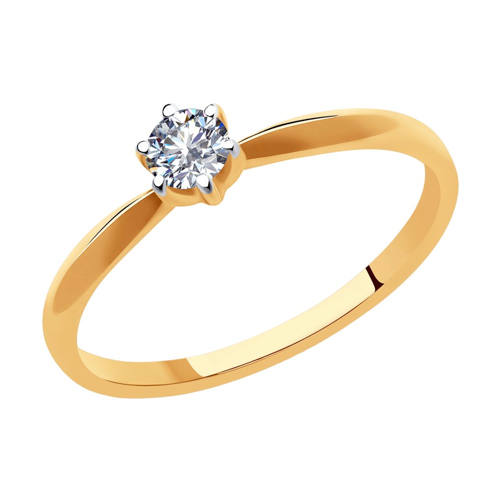 

Кольцо из золота р.  SOKOLOV Diamonds 1011918, бриллиант, 1011918