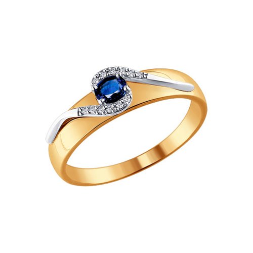 Кольцо из золота с бриллиантом р. 16 SOKOLOV Diamonds 2010984