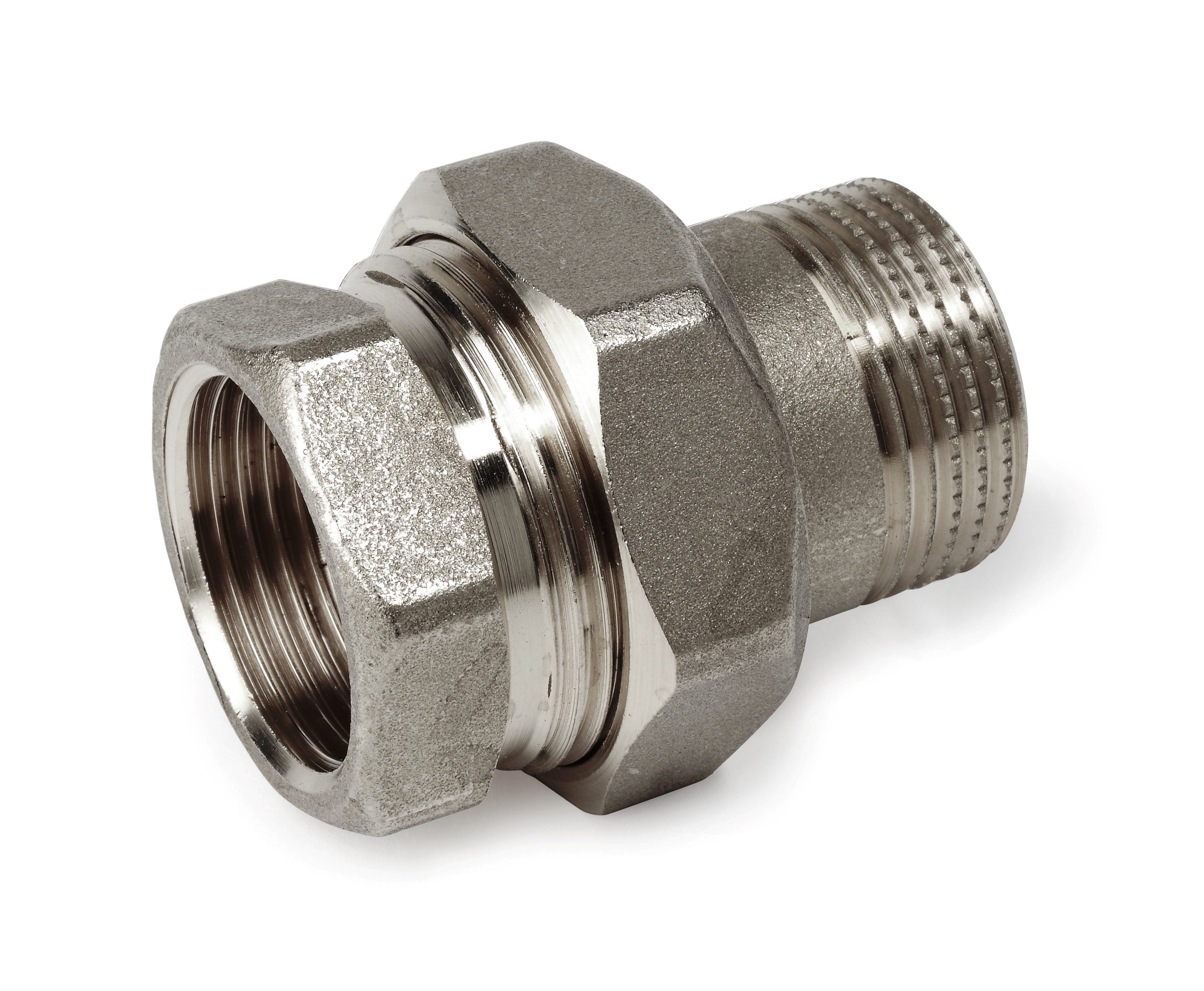 

Соединитель латунь хром американка Ду 25 (1") прямой ВР/НР R18 Giacomini R18X005