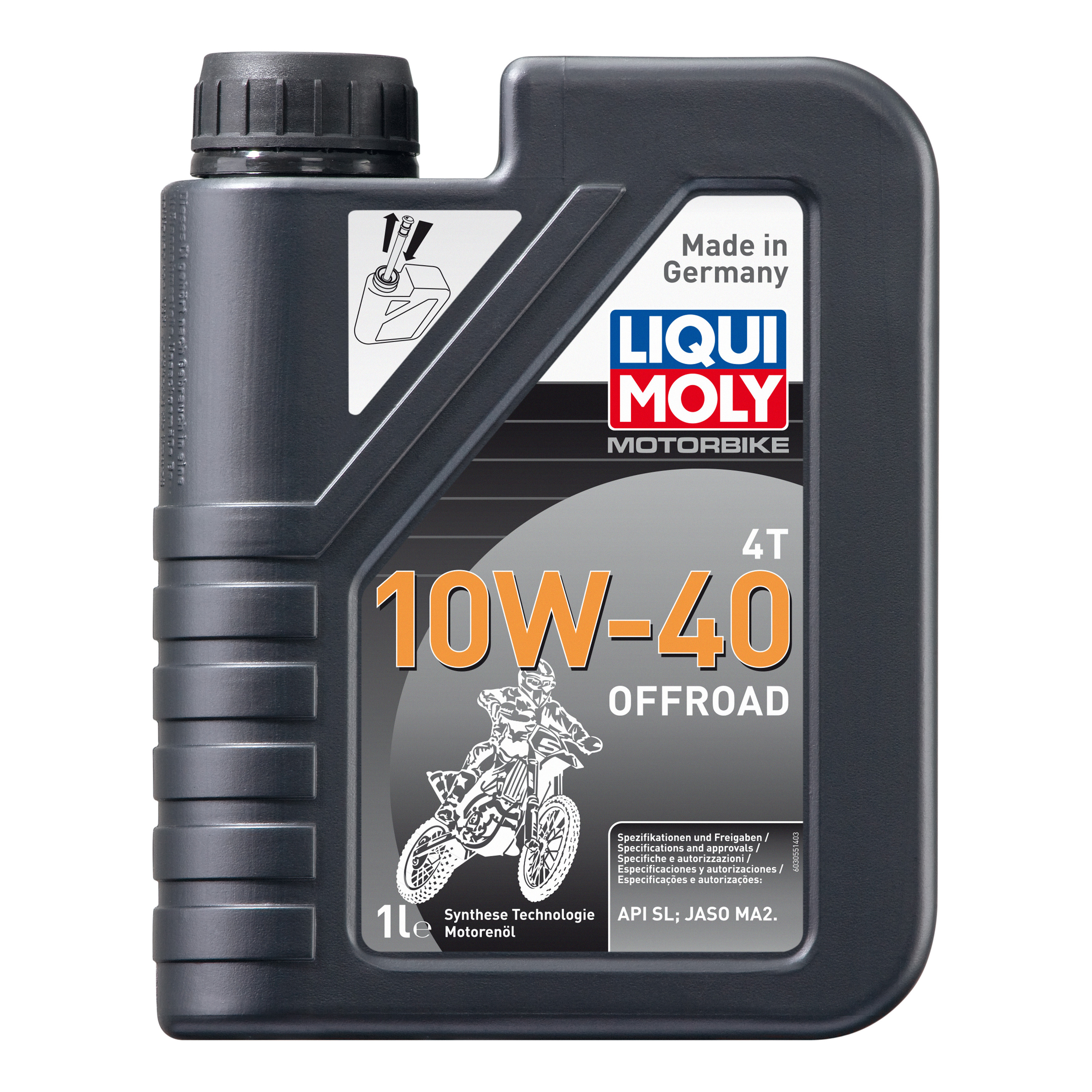 фото Моторное масло liqui moly motorbike 4t offroad 10w-40 1л