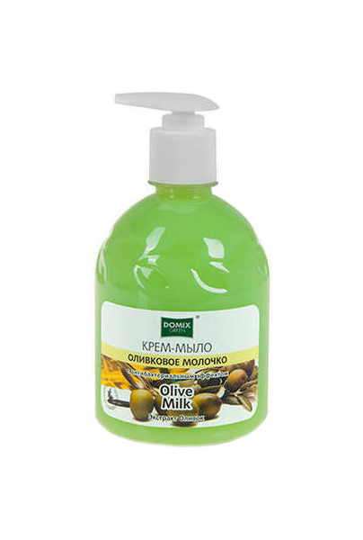 Жидкое мыло Domix «Оливковое молочко» 500 мл herbolive оливковое мыло с глицерином 85