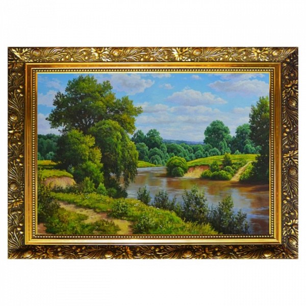 

Алмазная мозаика "Живописное местечко" 29,5x20,5см, 25 цветов NR- 34 MILATO