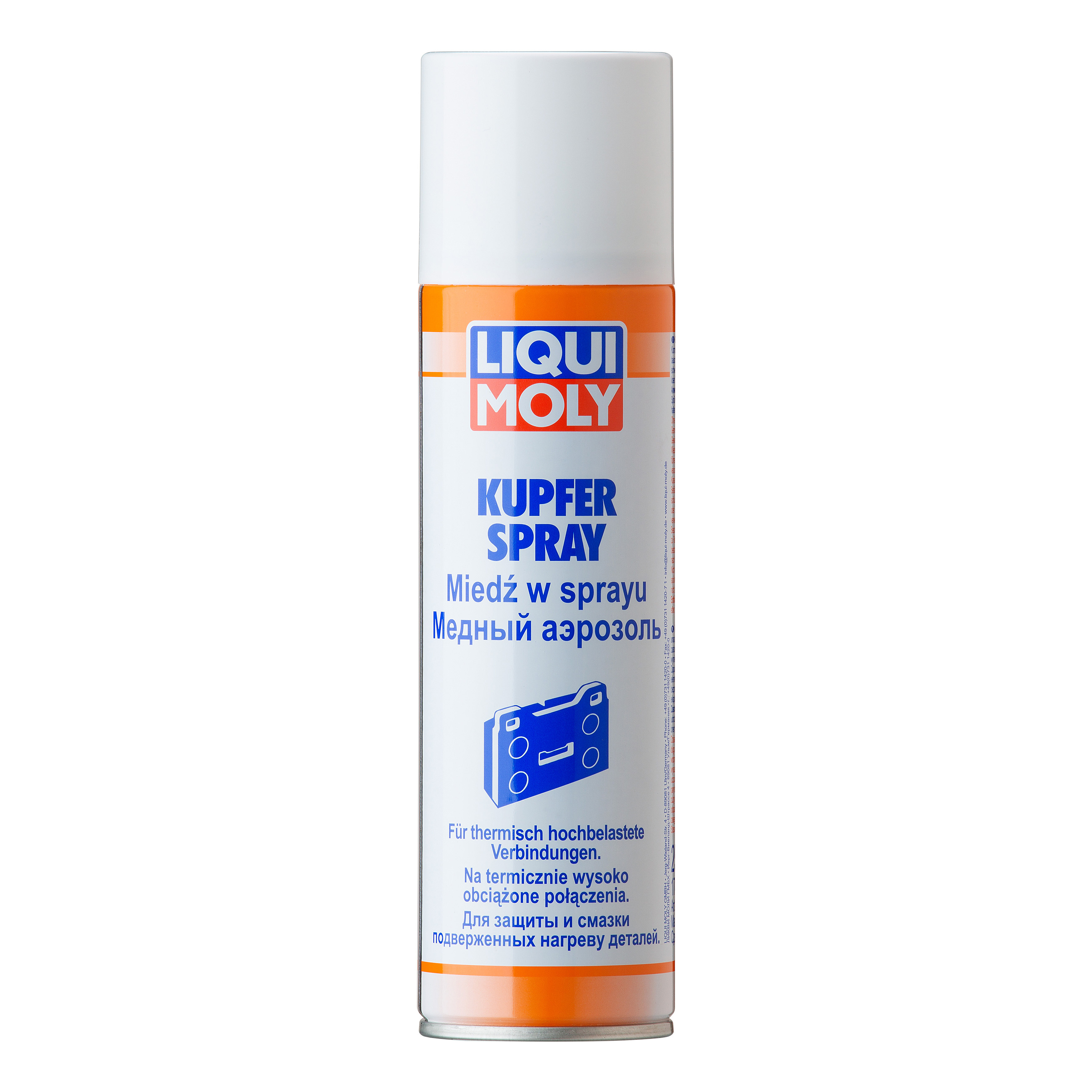 фото Медный аэрозоль liqui moly 3970 kupfer-spray 0,25 л