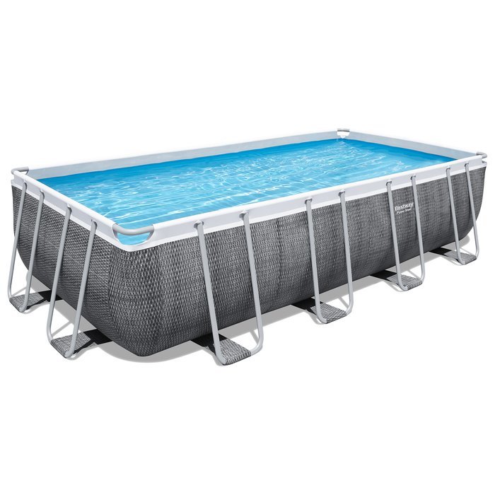 фото Бассейн bestway каркасный power steel 549 x 274 x 122 см фильтр-насос,тент, лестница 56998