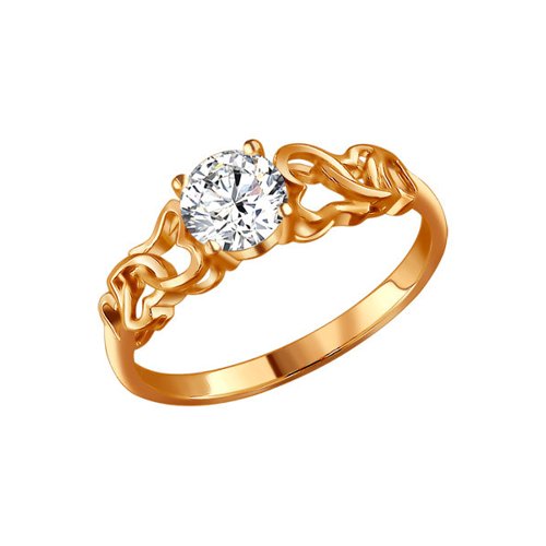 

Кольцо из серебра р. 16 SOKOLOV 93010241, фианит, 93010241