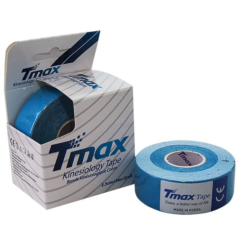 

Кинезиотейп Tmax Extra Sticky синий 5 см, Extra Sticky