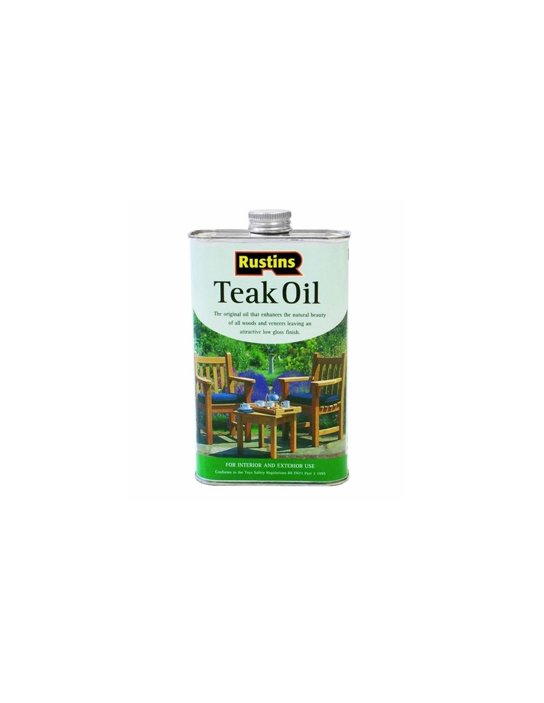 фото Тиковое масло для дерева rustins teak oil 500 мл.