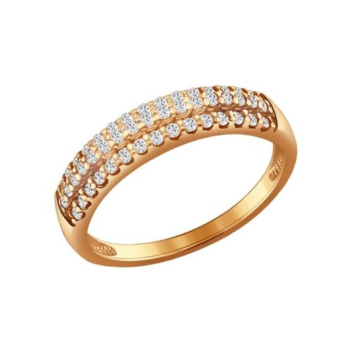 

Кольцо из серебра р. 18 SOKOLOV 93010524, фианит, 93010524