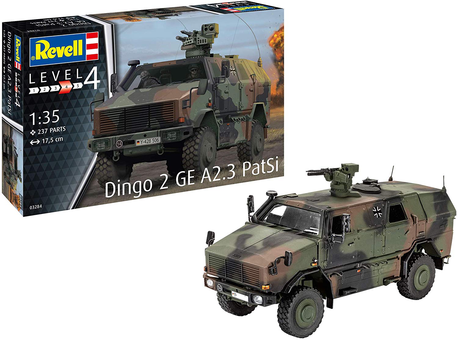 

Бронетранспортер Dingo 2A3.1 Revell, Зеленый