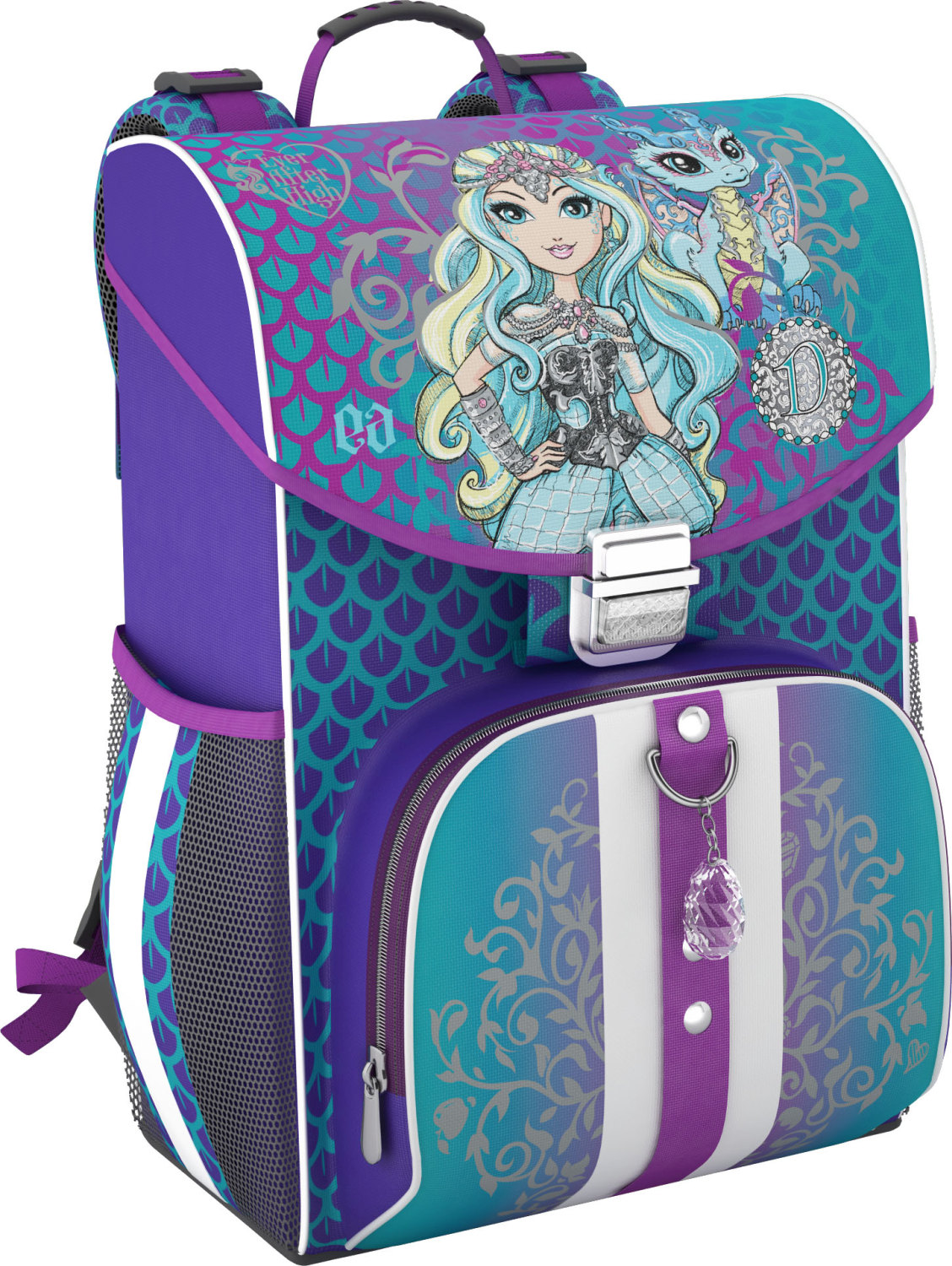 

Ранец детский ErichKrause с эргономичной спинкой Ever After High: Dragon Game Generic