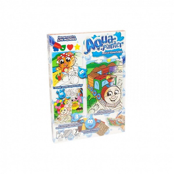 

Водная раскраска Aqua Painter, 28,5 х 21,5 см Данко Тойс / Danko Toys