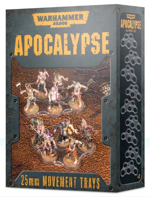 

Warhammer 40K: Apocalypse 25mm Movement Trays
