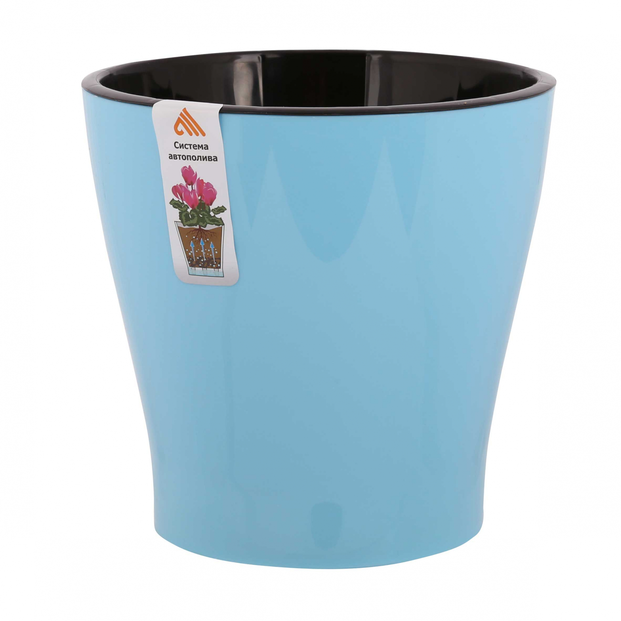 

Цветочный горшок Альтернатива Лея М7931 голубой, Лея