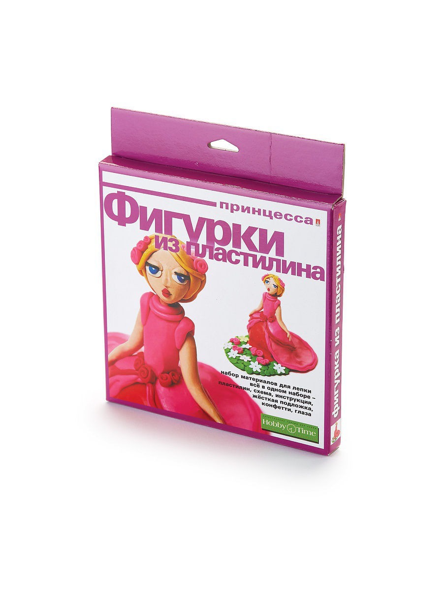 фото Игрушка из пластилина принцесса, набор №5 hobby time