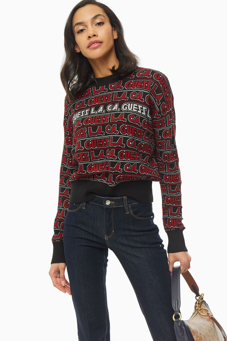 

Джемпер женский Guess черный, W01R81-Z2M70-F95U