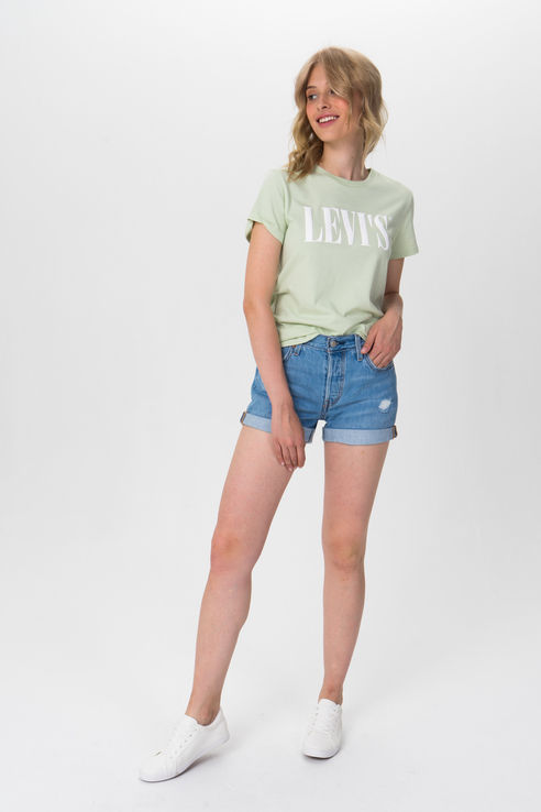 фото Джинсовые шорты женские levi's 2996100200 голубые 44