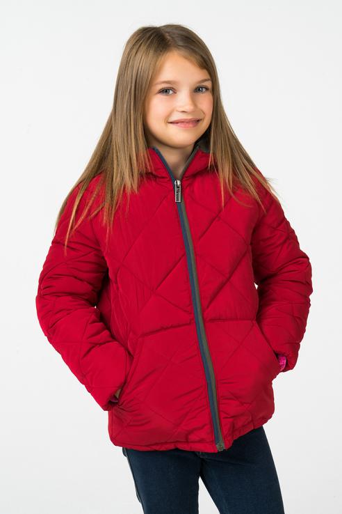 фото Куртка для девочки brums, цв.красный, р-р 104