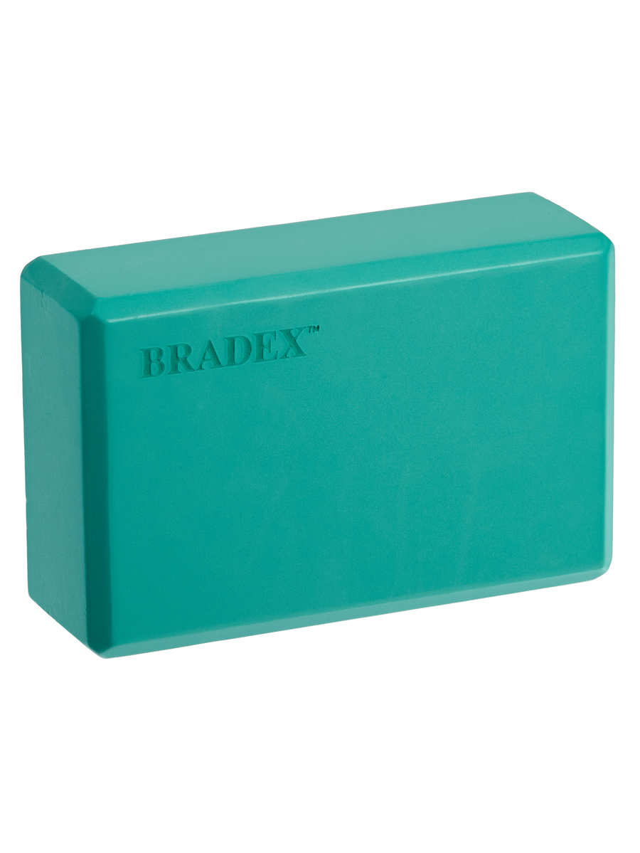 фото Блок для йоги bradex sf 04 23x15x7,5 см, зеленый