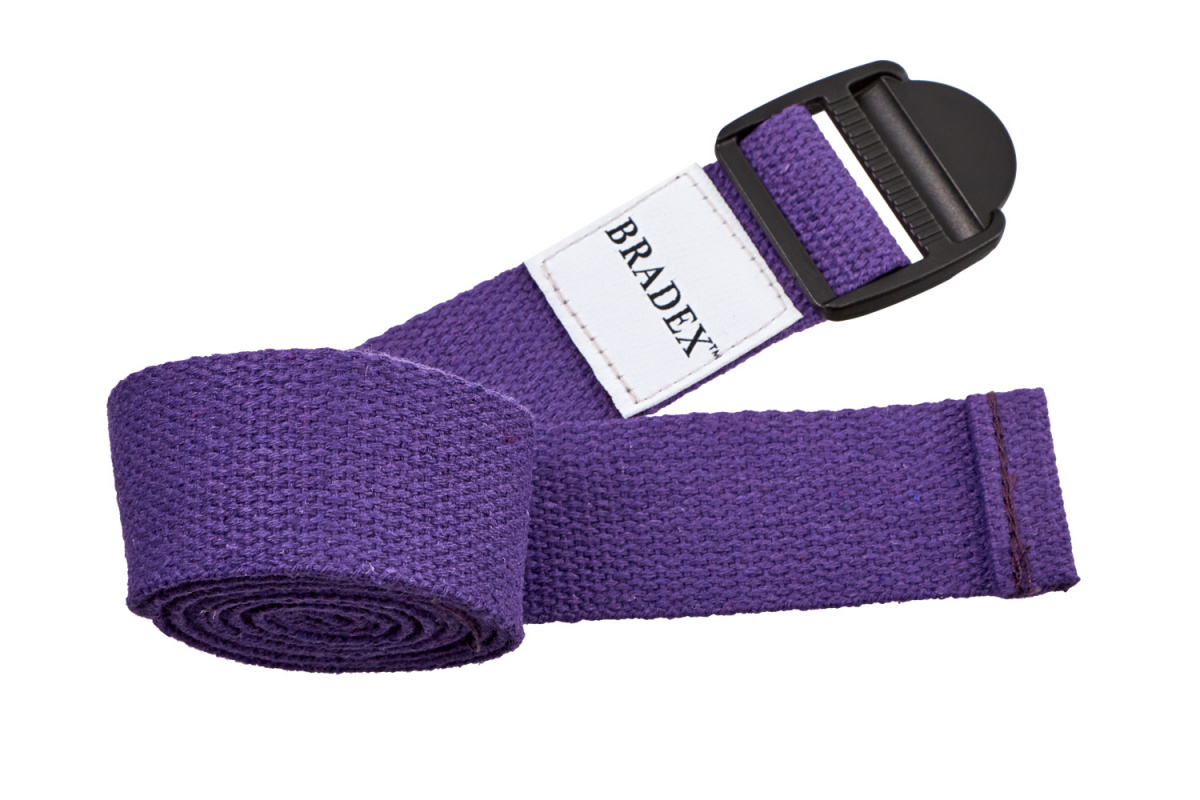 фото Ремень для йоги bradex sf 0412, фиолетовый