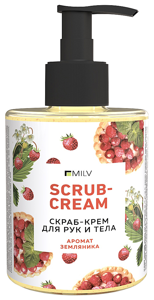 

Скраб-крем MILV Земляника 300 мл