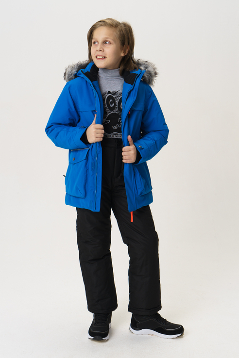 фото Куртка для мальчика icepeak, цв.голубой, р-р 164